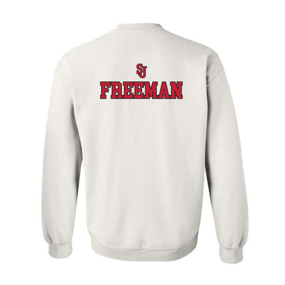St. Johns - NCAA Men's Basketball : Donnie Freeman - Sports Shersey Crewneck Sweatshirt-1