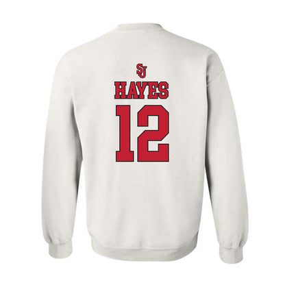 St. Johns - NCAA Women's Basketball : Kyla Hayes - Sports Shersey Crewneck Sweatshirt-1