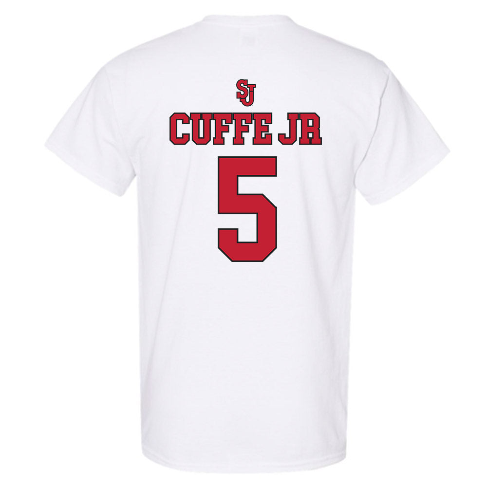 St. Johns - NCAA Men's Basketball : Kyle Cuffe Jr - Sports Shersey T-Shirt-1