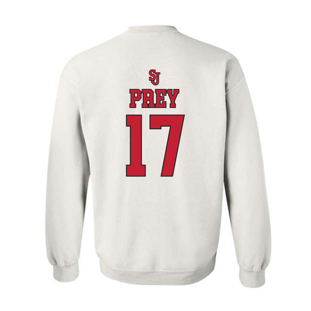 St. Johns - NCAA Men's Basketball : Ruben Prey - Sports Shersey Crewneck Sweatshirt-1