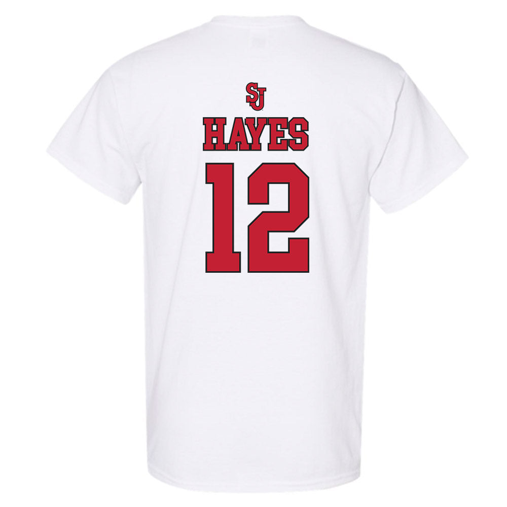 St. Johns - NCAA Women's Basketball : Kyla Hayes - Sports Shersey T-Shirt-1
