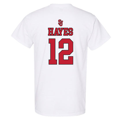St. Johns - NCAA Women's Basketball : Kyla Hayes - Sports Shersey T-Shirt-1
