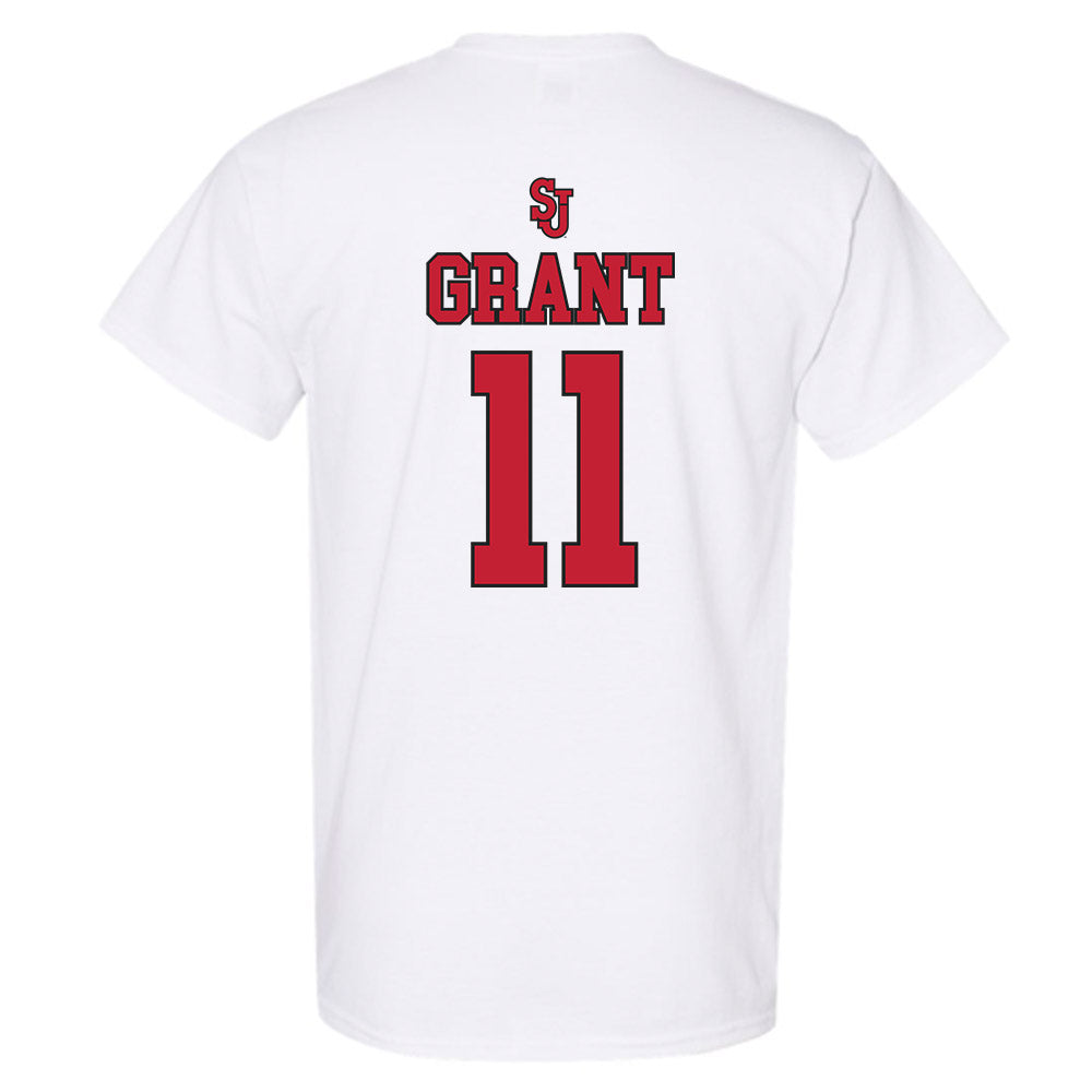 St. Johns - NCAA Women's Basketball : Janeya Grant - Sports Shersey T-Shirt-1