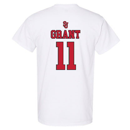 St. Johns - NCAA Women's Basketball : Janeya Grant - Sports Shersey T-Shirt-1