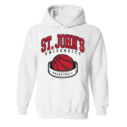St. Johns - NCAA Men's Basketball : Kyle Cuffe Jr - Sports Shersey Hooded Sweatshirt-0