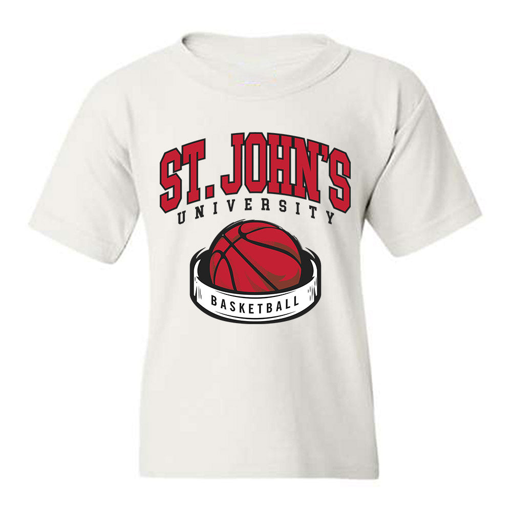 St. Johns - NCAA Men's Basketball : Casper Pohto - Sports Shersey Youth T-Shirt-0