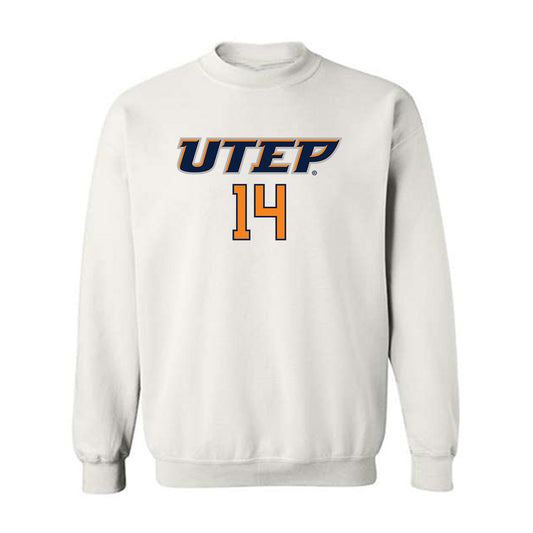 UTEP - NCAA Women's Basketball : Tatiana Collazo - Replica Shersey Crewneck Sweatshirt-0
