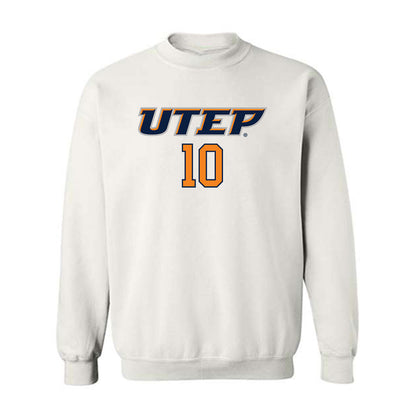 UTEP - Men's Basketball Legends : Tim Hardaway - Replica Shersey Crewneck Sweatshirt-0