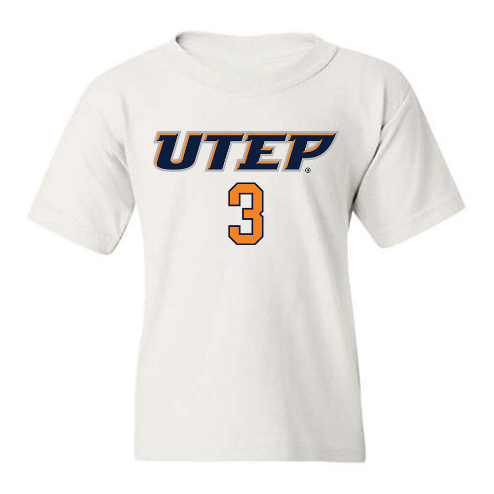 UTEP - Men's Basketball Legends : Randy Culpepper - Replica Shersey Youth T-Shirt-0