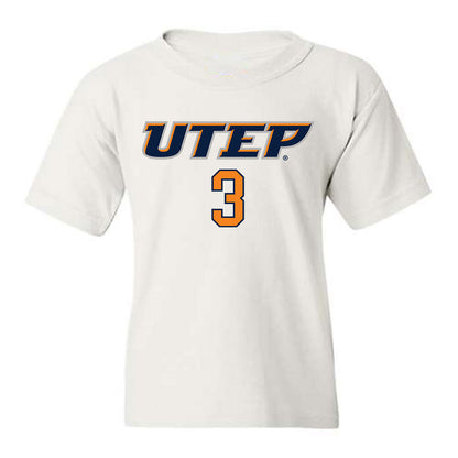 UTEP - Men's Basketball Legends : Randy Culpepper - Replica Shersey Youth T-Shirt-0