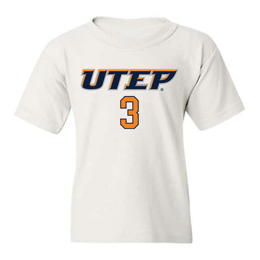 UTEP - Men's Basketball Legends : Randy Culpepper - Replica Shersey Youth T-Shirt-0
