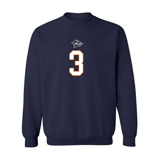 UTEP - Men's Basketball Legends : Randy Culpepper - Classic Shersey Crewneck Sweatshirt-0