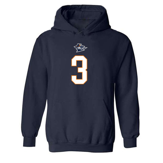 UTEP - Men's Basketball Legends : Randy Culpepper - Classic Shersey Hooded Sweatshirt-0