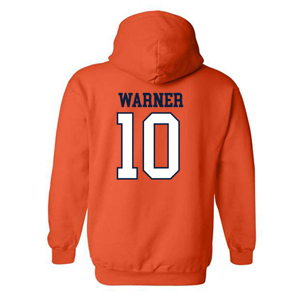 UTEP - NCAA Football : Chad Warner - Generic Shersey Hooded Sweatshirt-1