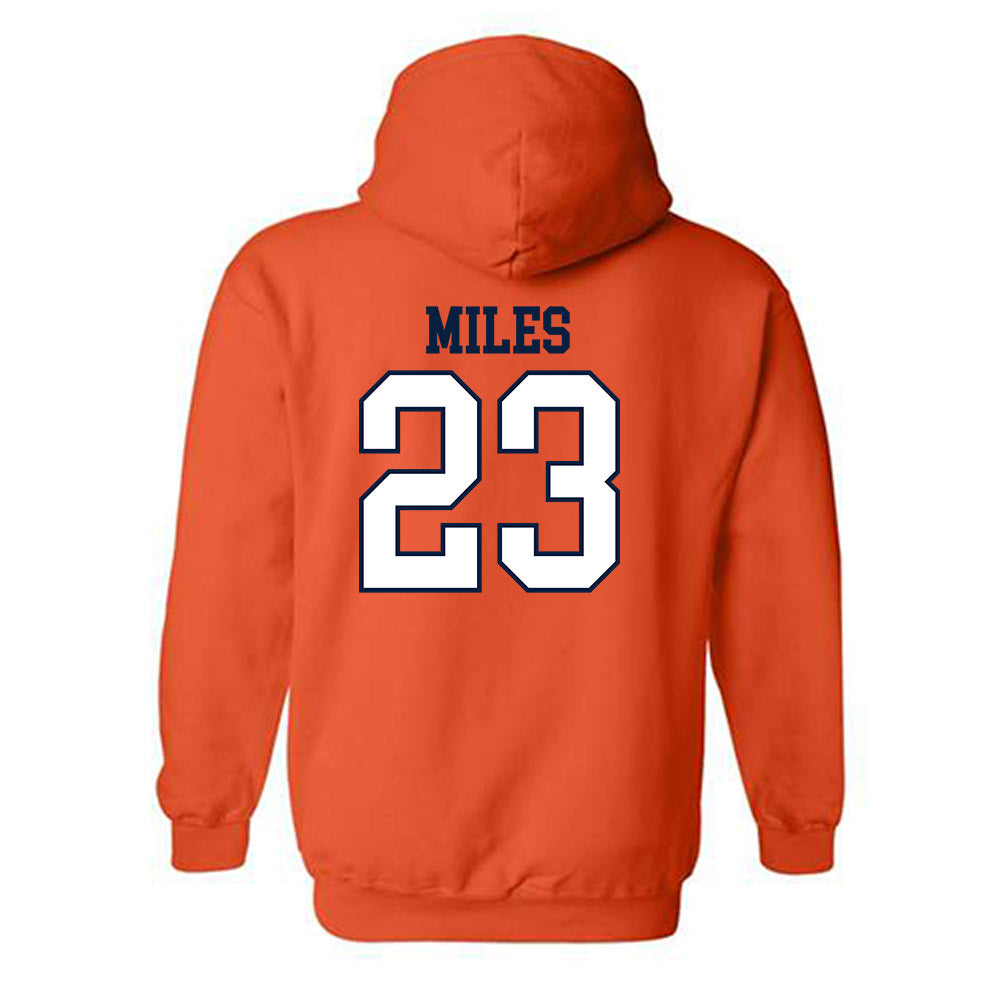 UTEP - NCAA Football : Kaleb Miles - Generic Shersey Hooded Sweatshirt-1