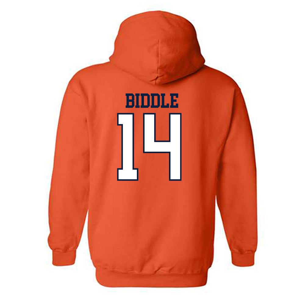 UTEP - NCAA Football : Chace Biddle - Generic Shersey Hooded Sweatshirt-1