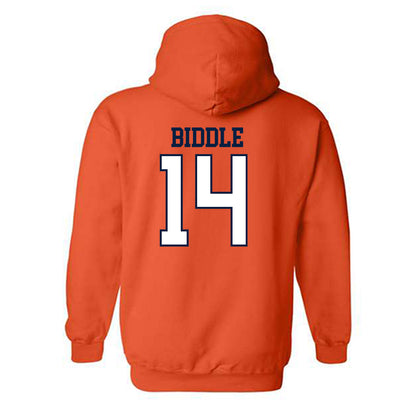 UTEP - NCAA Football : Chace Biddle - Generic Shersey Hooded Sweatshirt-1