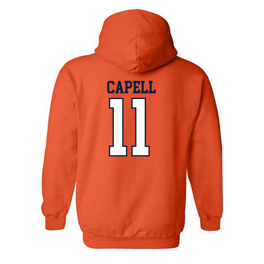 UTEP - NCAA Football : Royal Capell - Generic Shersey Hooded Sweatshirt-1