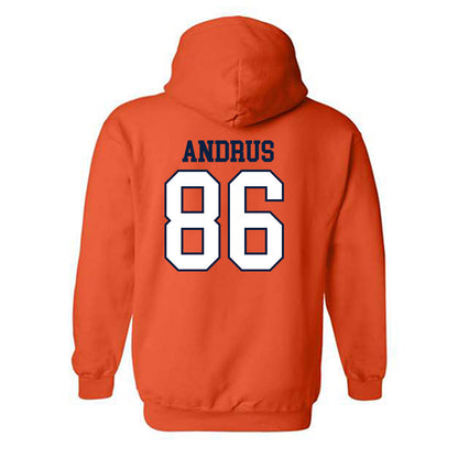 UTEP - NCAA Football : Jordan Andrus - Generic Shersey Hooded Sweatshirt-1