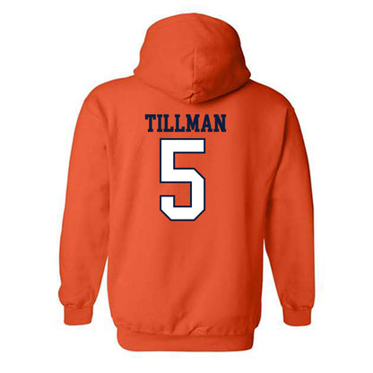 UTEP - NCAA Football : TJ Tillman - Generic Shersey Hooded Sweatshirt-1