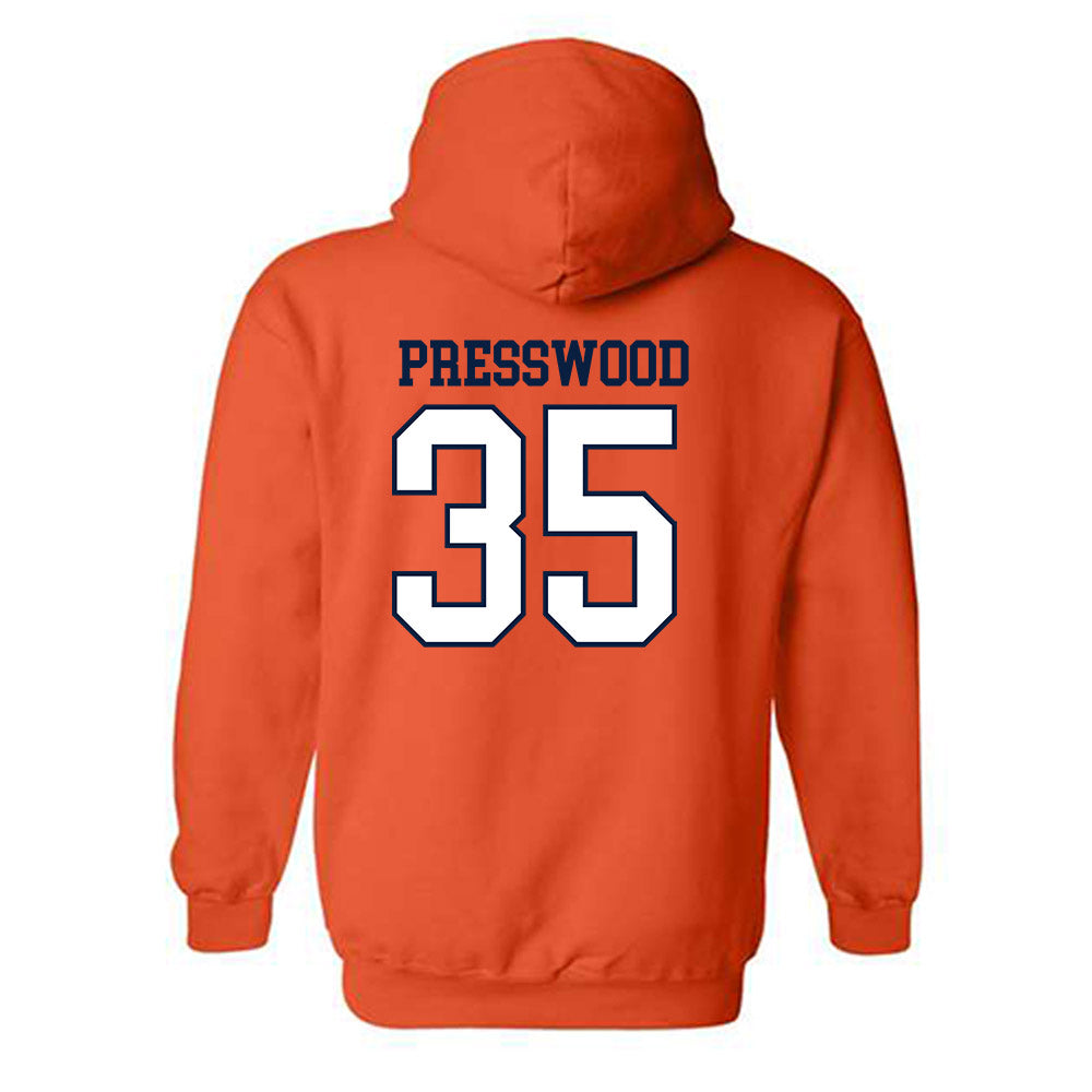 UTEP - NCAA Softball : Ryann Presswood - Generic Shersey Hooded Sweatshirt-1