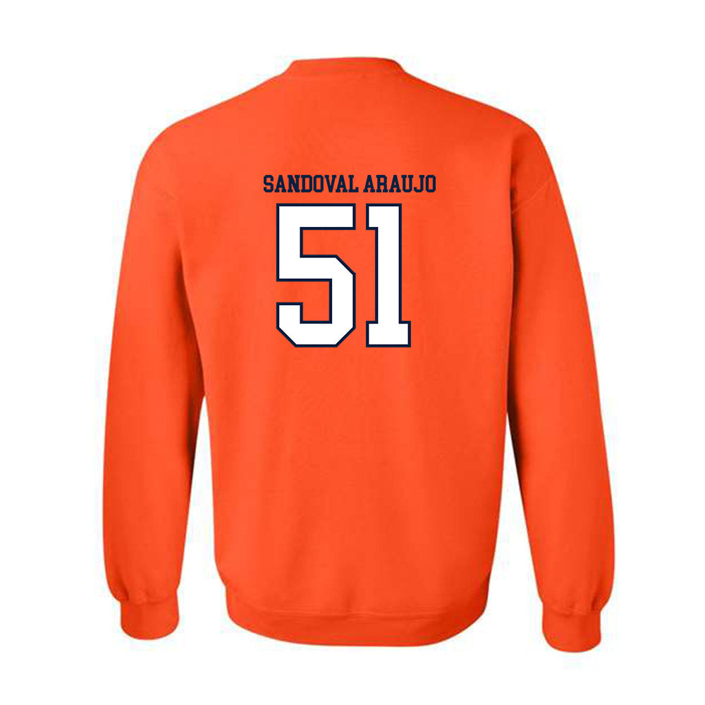 UTEP - NCAA Football : Eric Sandoval Araujo - Generic Shersey Crewneck Sweatshirt-1