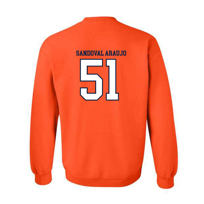 UTEP - NCAA Football : Eric Sandoval Araujo - Generic Shersey Crewneck Sweatshirt-1