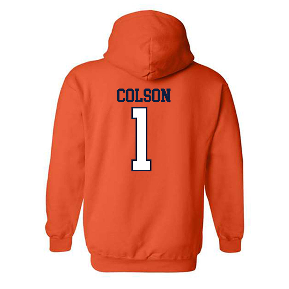 UTEP - NCAA Football : EJ Colson - Generic Shersey Hooded Sweatshirt-1