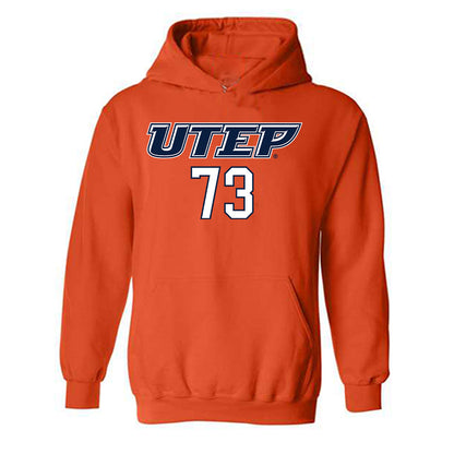 UTEP - NCAA Football : Tyler Roberts - Generic Shersey Hooded Sweatshirt-0