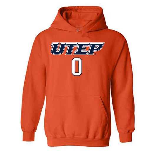 UTEP - NCAA Women's Soccer : Savanah Finley - Generic Shersey Hooded Sweatshirt-0