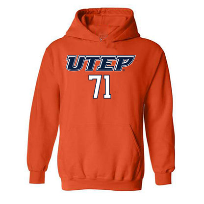 UTEP - NCAA Football : Preston Perkins - Generic Shersey Hooded Sweatshirt-0