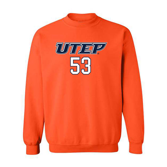 UTEP - NCAA Football : Chase Elrod - Generic Shersey Crewneck Sweatshirt-0