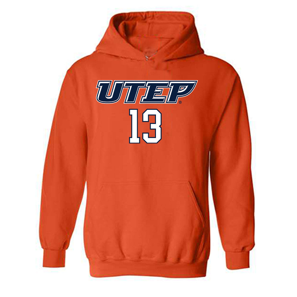 UTEP - NCAA Women's Soccer : gianna wilbur - Generic Shersey Hooded Sweatshirt-0