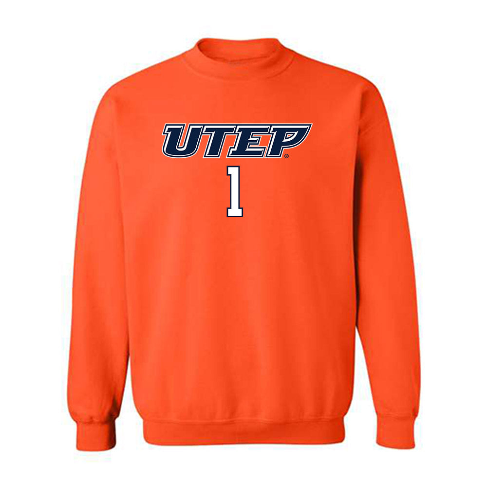 UTEP - NCAA Softball : Johnna Aragon - Generic Shersey Crewneck Sweatshirt-0
