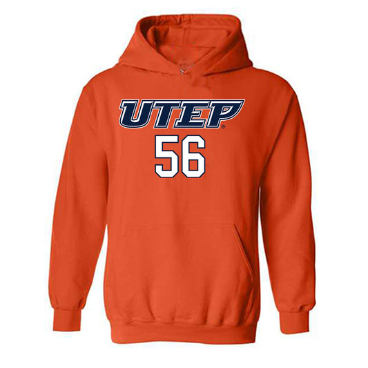 UTEP - NCAA Football : Brian Williams Jr. - Generic Shersey Hooded Sweatshirt-0