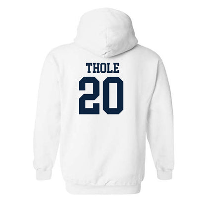 Xavier - NCAA Men's Basketball : Henry Thole - Classic Shersey Hooded Sweatshirt-1