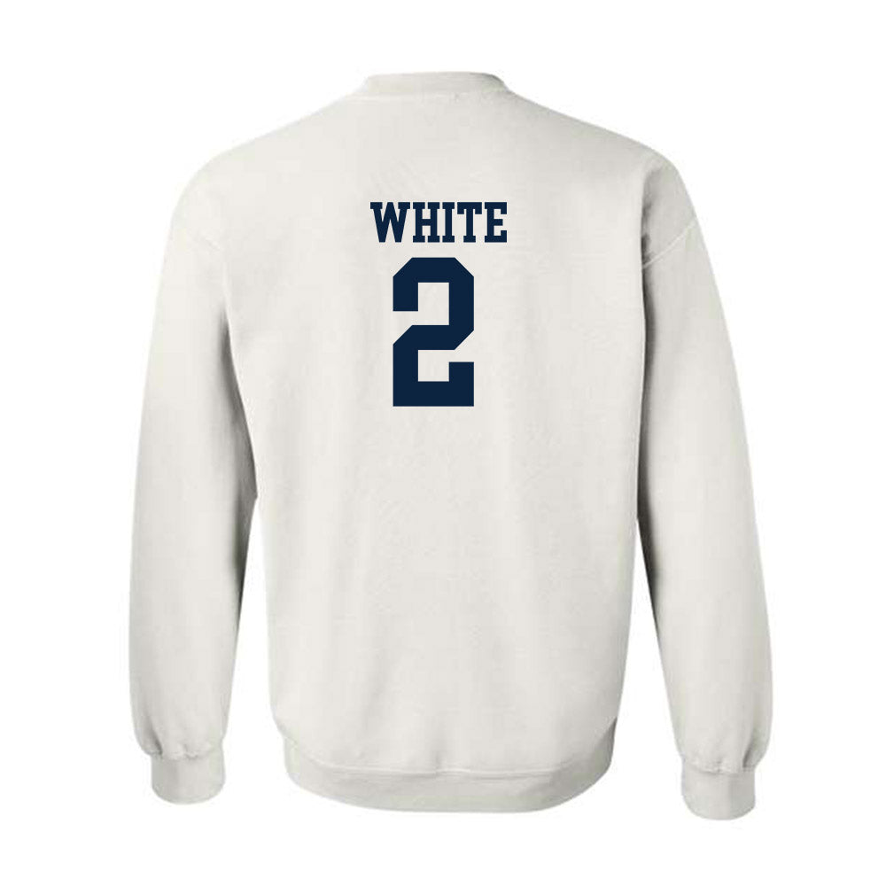 Xavier - NCAA Women's Basketball : Savannah White - Classic Shersey Crewneck Sweatshirt-1