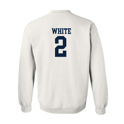 Xavier - NCAA Women's Basketball : Savannah White - Classic Shersey Crewneck Sweatshirt-1