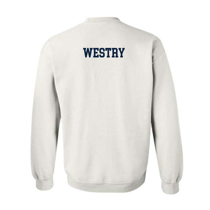 Xavier - NCAA Men's Basketball : Chance Westry - Classic Shersey Crewneck Sweatshirt-1