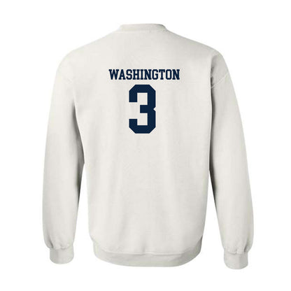 Xavier - NCAA Men's Basketball : Tru Washington - Classic Shersey Crewneck Sweatshirt-1