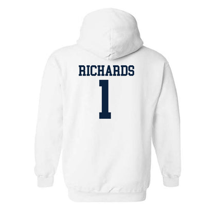 Xavier - NCAA Women's Basketball : Payton Richards - Classic Shersey Hooded Sweatshirt-1
