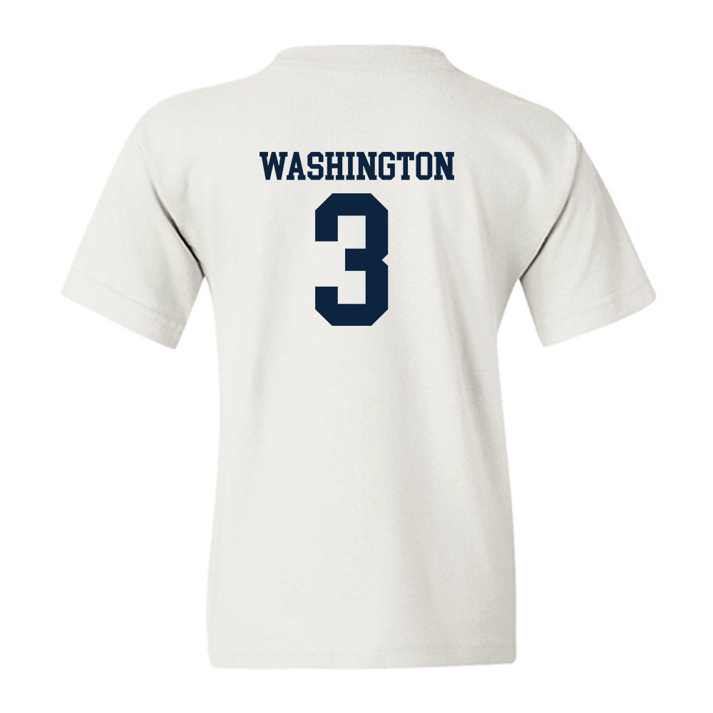 Xavier - NCAA Men's Basketball : Tru Washington - Classic Shersey Youth T-Shirt-1