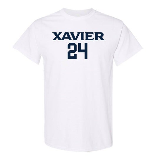 Xavier - NCAA Men's Basketball : Jovan Milicevic - Classic Shersey T-Shirt-0