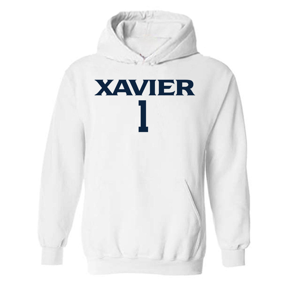 Xavier - NCAA Women's Basketball : Payton Richards - Classic Shersey Hooded Sweatshirt-0