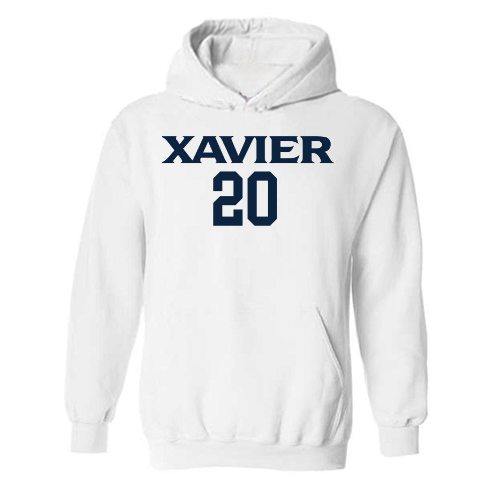 Xavier - NCAA Men's Basketball : Henry Thole - Classic Shersey Hooded Sweatshirt-0