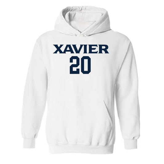 Xavier - NCAA Men's Basketball : Henry Thole - Classic Shersey Hooded Sweatshirt-0