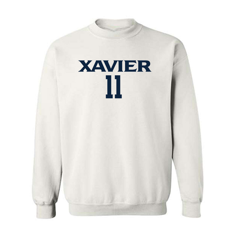 Xavier - NCAA Women's Basketball : Phoebe Holmes - Classic Shersey Crewneck Sweatshirt-0