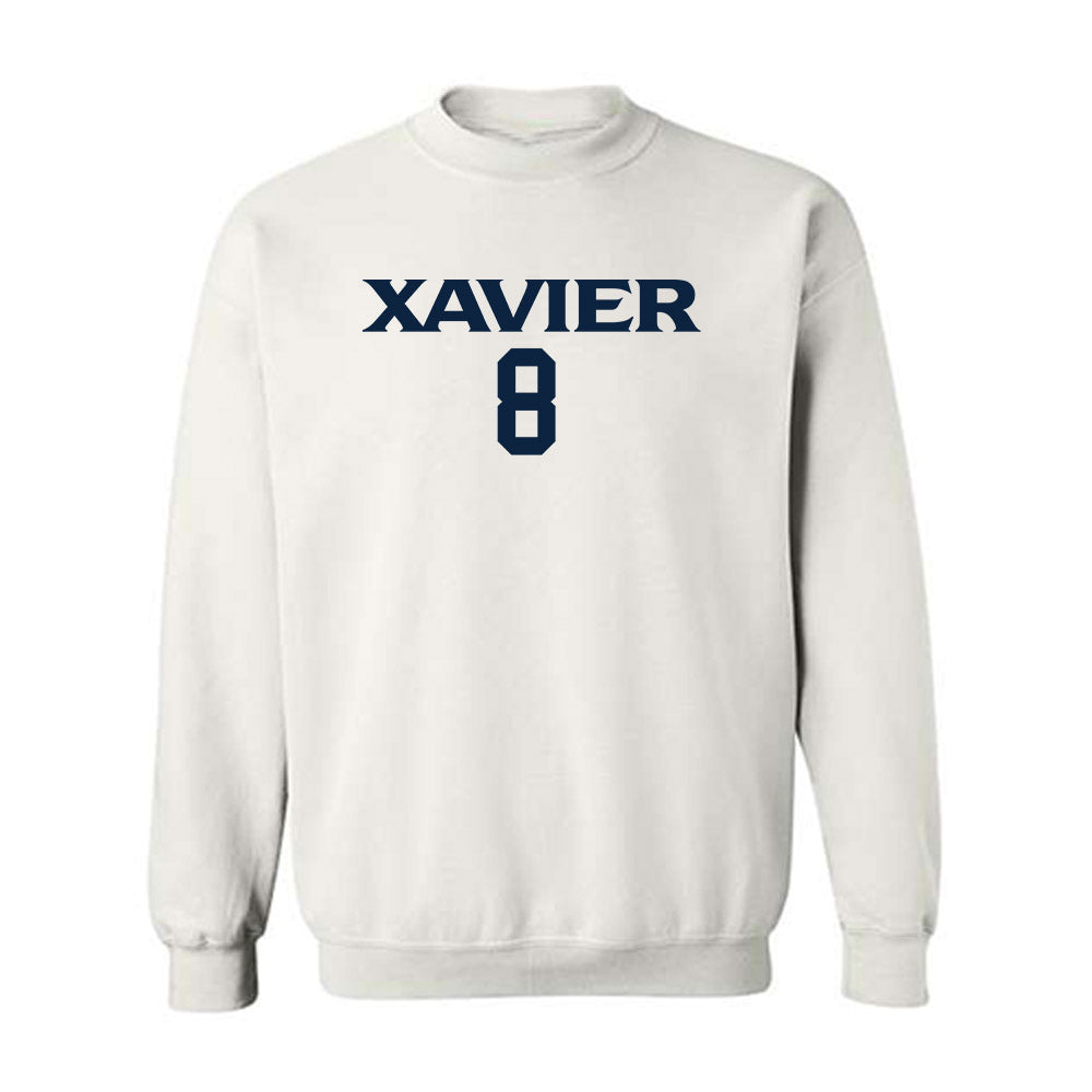 Xavier - NCAA Men's Basketball : Luke Naser - Classic Shersey Crewneck Sweatshirt-0
