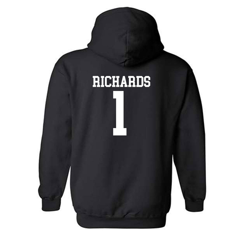 Xavier - NCAA Women's Basketball : Payton Richards - Replica Shersey Hooded Sweatshirt-1