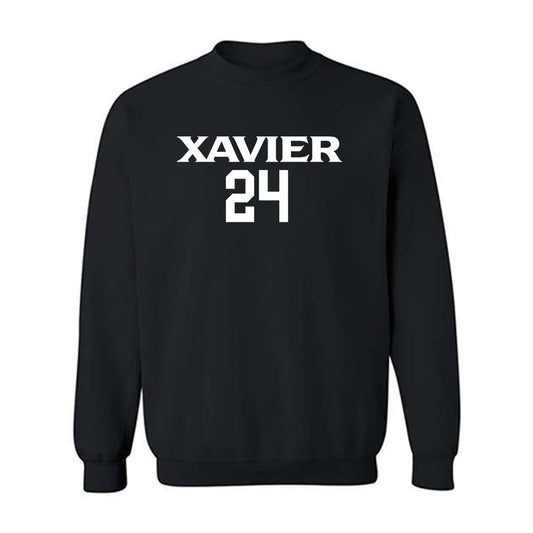 Xavier - NCAA Women's Basketball : Lucia Martinez Lopez - Replica Shersey Crewneck Sweatshirt-0